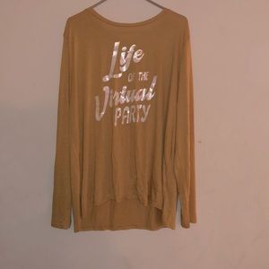 Long sleeve Gold Tee